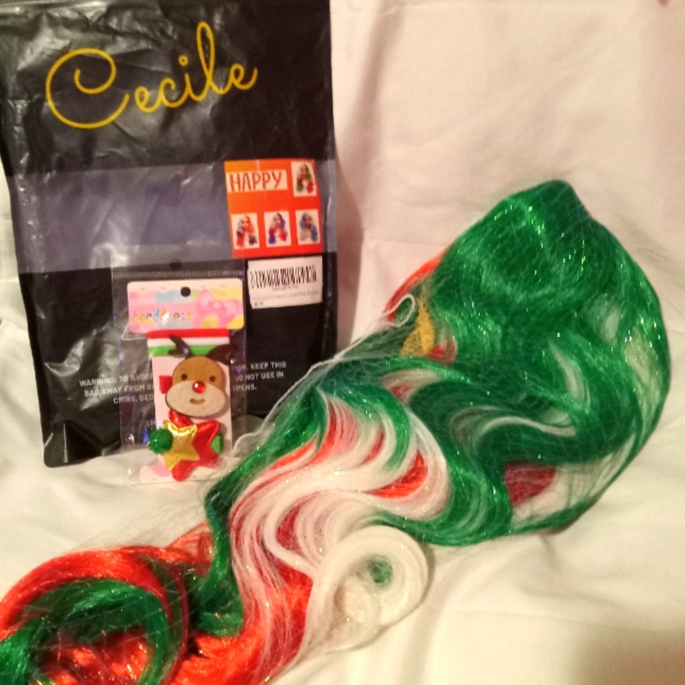 Cecile Christmas hair wig